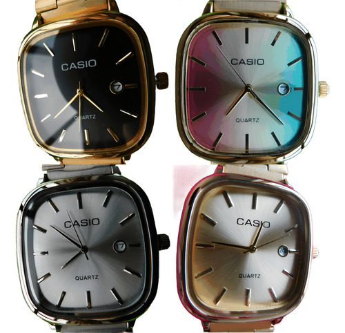 #casio Lindo Relógio Mov't 3298 Made In Japan Sem Uso Leia Dourado Dourado Dourado (Usado)