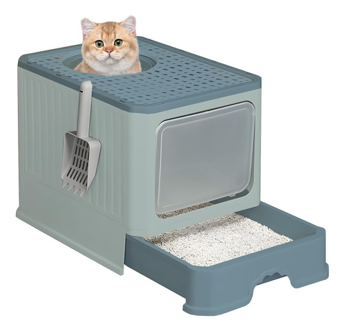 Arenero Con Tapa Caja De Arena Para Gatos Entrada Superior