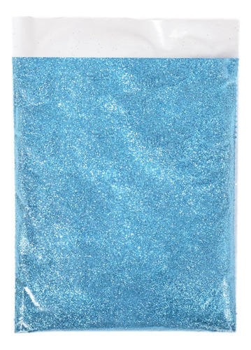 Glitter Diversas Cores Kit Com 2 Pacotes De 500g Cor Azul-claro