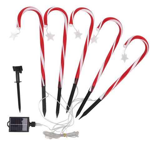 Luces Navideñas Con Forma De Bastón De Caramelo Ip65 Para De