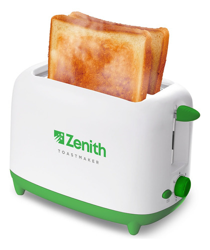 Tostadora Eléctrica Zenith Toastmaker 7 Niveles 720w 2 Panes