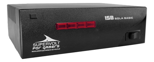 Regulador Sola Basic Dsv-6 Gamer 1600va/800w/4 Contactos Color Negro