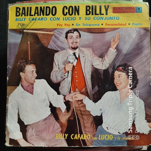 Simple Sobre Billy Cafaro Lucio Milena Columbia C14