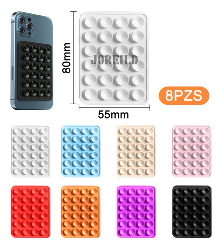 Soporte Para Teléfono Celular Con Carcasa De Silicona De 8 P