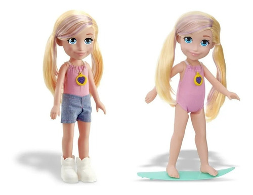 Imagem 5 de 6 de Boneca Polly Surf 38cm Polly Pocket - Mattel Pupee