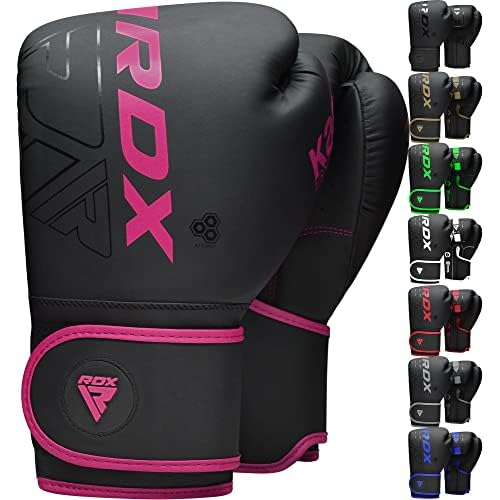 Guantes De Boxeo Mujeres Sparring Muay Thai, Piel De Ma...