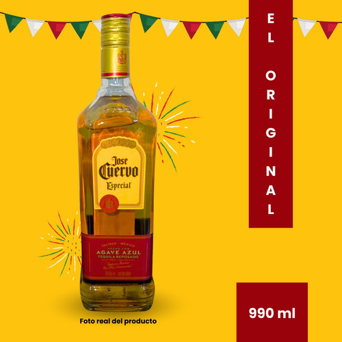 Tequila José Cuervo Especial Reposado 990ml+ Molde Gratis