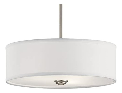 Kichler Shailene 14 3 Light Round Semi Flush With Satin Etc