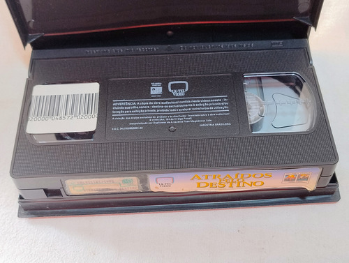 Fita De Vídeo Vhs Filme Atraídos Pelo Destino - Nicolas Cage (Usado)
