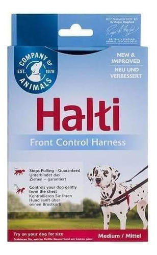 Arnés Halti Front Control Talla L . Antijalones. Para Perros