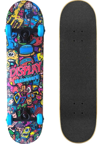Skateboard 31'' Flip Grind Slide Grab Ramp - Doodles