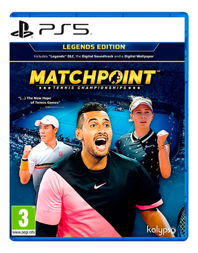 Matchpoint Tennis Championship Legends Ps5 Fisico Ade