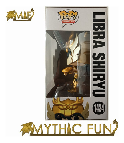 Funko Pop Caballeros Del Zodiaco - Libra Shiryu 1424 (Usado)