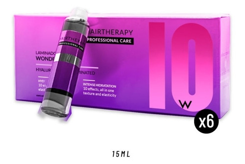 Ampollas Laminado Keratinico Wonder 10 Hair Therapy