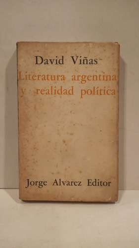 Literatura Argentina Y Realidad Política - David Viñas - 