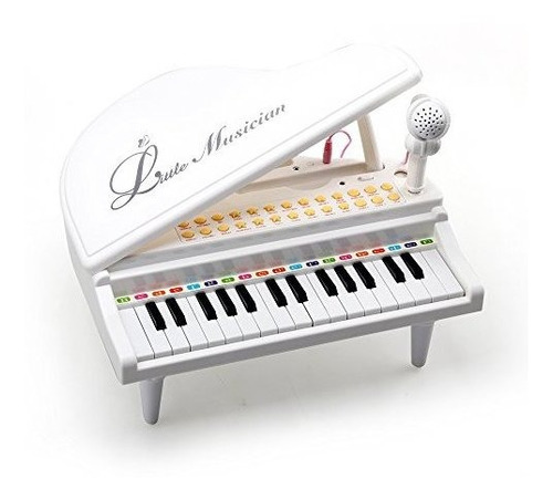 Amy & Benton Piano Keyboard Toy Kids 31 Teclas Blanco Multif