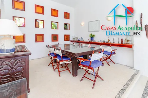 Cad Casa Ticitzin. Copropiedad. Terraza Con Alberca, Camastros Y Con Vista A La Bahía De Acapulco