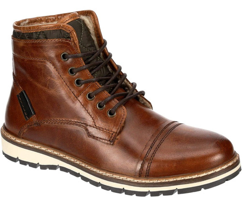 Franco Fortini Blake Botas Cuero Con Punta Redonda Hombre