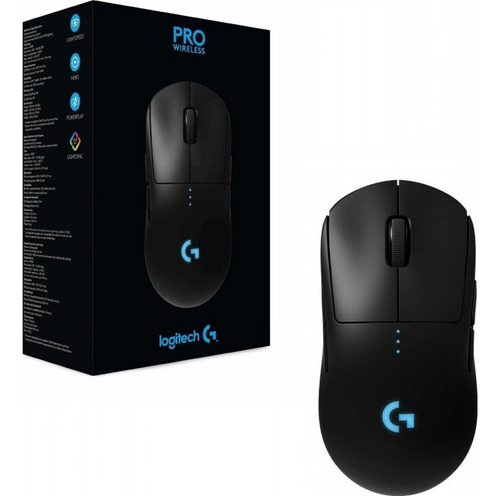 Mouse Logitech G Pro Inalambrico Bluetooth Gaming Negro