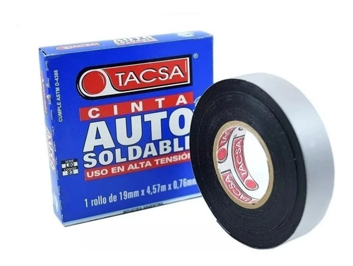 Pack 20 Cintas Auto Soldables Aisladora Tacsa 19mm 4.57mts