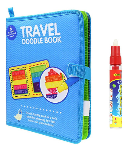Tablero Mágico Portátil Para Dibujo Infantil Color Azul