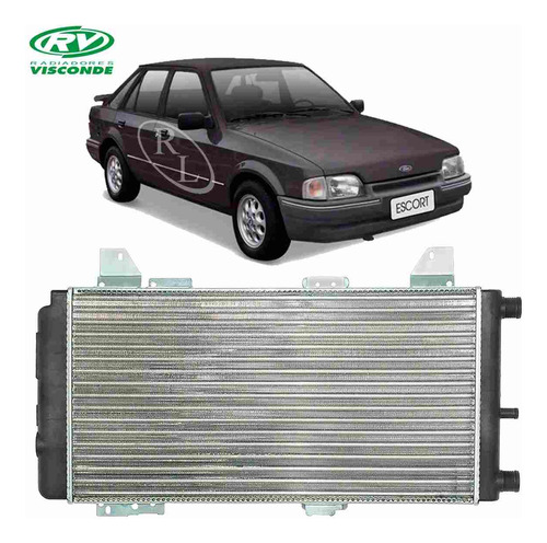 Radiador Escort 1.6 1984 1985 1986 1987 1988 1989 Visconde