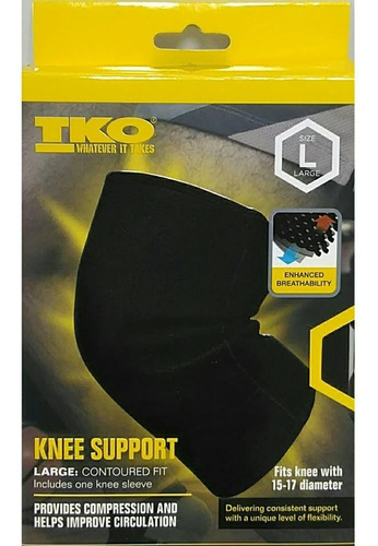 Soporte De Rodilla Tko Original Talla L Unisex Cod 6111