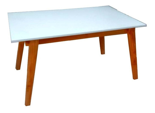 Imagen 3 de 3 de Juego De Comedor Nórdico Mesa 1,4x0,8 + 6 Sillas