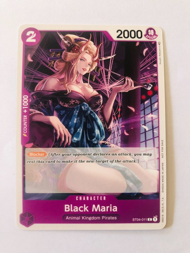 Black Maria. Tournament Pack Vol.2. One Piece Tcg.