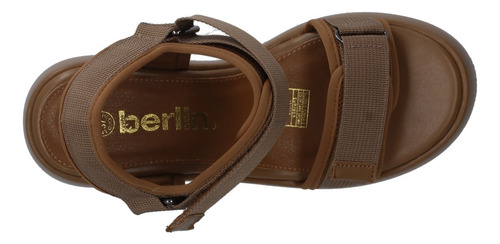 Sandalia Casual Dama Plataforma Camel