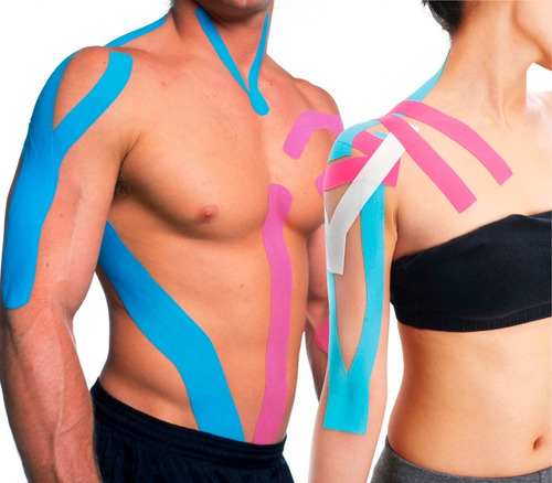 Imagen 5 de 10 de Venda Kinesiologica Cinta Terapeutica 5 Mts X 5cms Premium