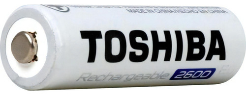 Pilha Recarregavel Aa 1,2v 2600mah Tnh6gae Toshiba - Com 4