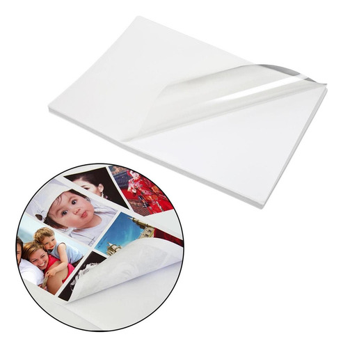Papel De Calcomanía Para Impresora De Transparencia 25pcs
