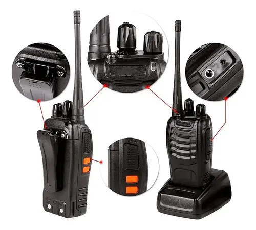 ホビーラジコン Baofeng-QS-888S Q Rádio Bidirecional Baofeng Bf-888s (2 Pacotes) Banda Qy