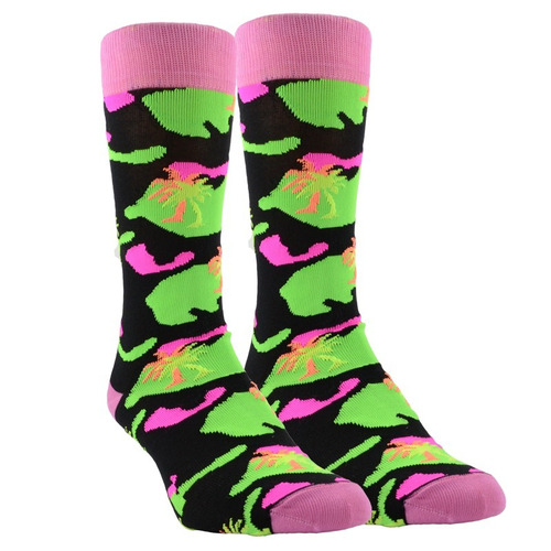 Imagen 1 de 6 de Fight Medias Largas Diseño Palmeras Hombre Mujer Unisex