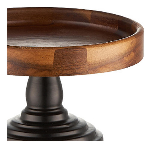 De Torta Placa De Exhibición De Madera Bandeja De Madera L