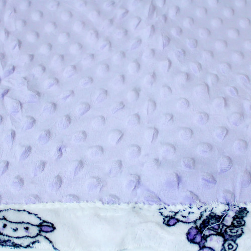 Cobija Para Bebé Calientita Frazada Suave Cobertor Infantil Color Lila Felpa