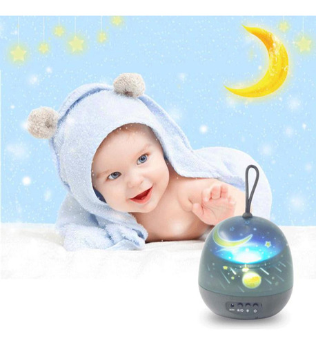 Luz De Noche Multifuncional Estrella Proyector Lámpara
