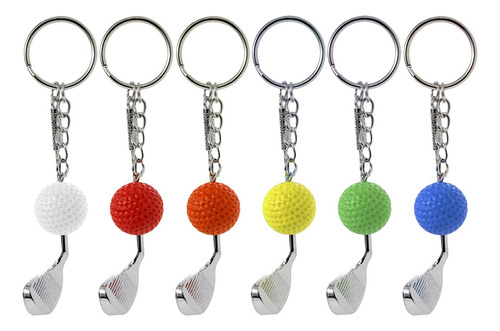 Llaveros Elemento De Deportes Pack X 12u Palo Golf Raqueta.