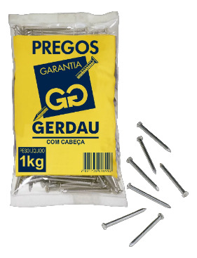 Prego Polido C/c 19 X 36 (quilo) Gerdau