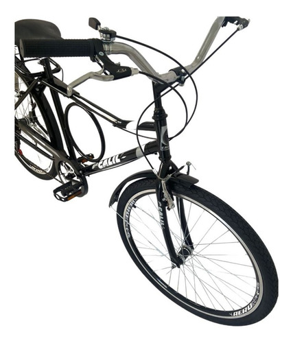 Bike Aro 26 Calil Barra Forte Marcha 6v Rolamento - Preto