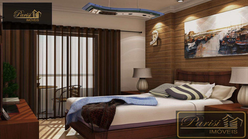 Imagem 1 de 17 de Apartamento Com 2 Dorms, Tupi, Praia Grande - R$ 332.000,00, 75,9m² - Codigo: 60 - V60