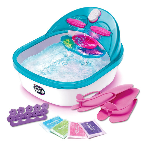 Shimmer N Sparkle 6-in-1 Real Massaging Foot Spa Para Niños