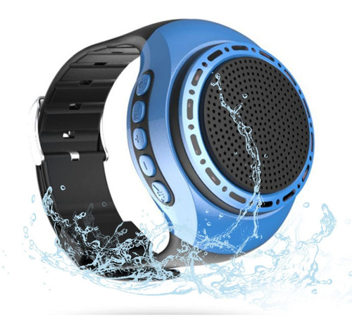 Reloj Inalambrico Impermeable Altavoz Bluetooth Portatil