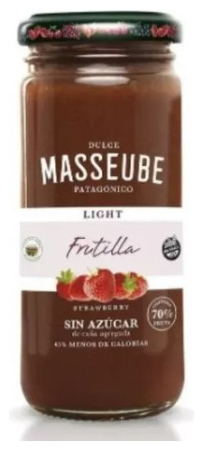Mermelada Dulce Frutilla Masseube Light S/tacc 260g Dw