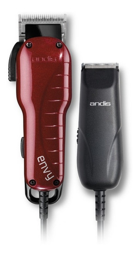 Imagen 3 de 5 de Combo Maquinas Andis Envy +patillera Ctx Barberia 22 Piezas