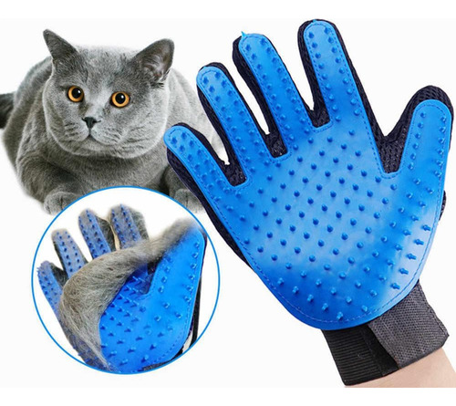 Guantes Removedor Cepillo Guante Quita Pelos Mascotas Perros