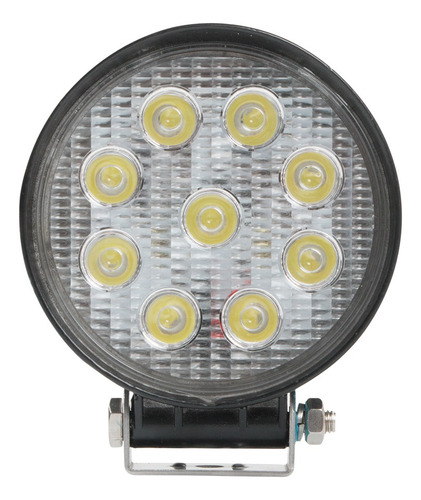 Faro Auxiliar Transparente 9v - 32v 27w 9 Leds Redondo Star