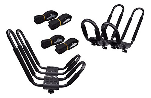 Tms   2 Pares De Barras J Hd Rack Para Kayak, Canoa, Lancha,