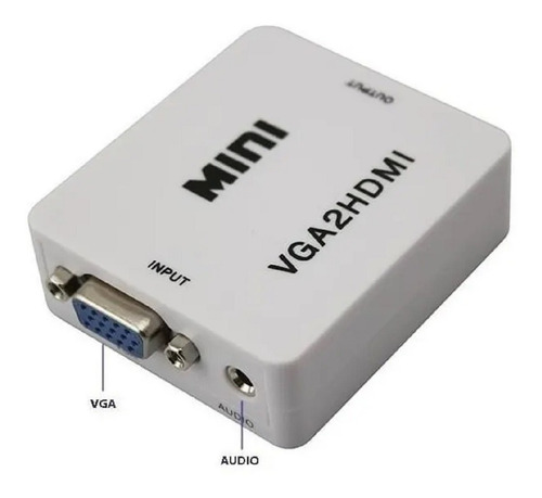 Conversor Convertidor Adaptador Vga A Hdmi Audio Cable Usb